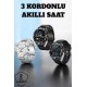 Akıllı Saat Arama Cevaplayan Titreşim Özelliğiyle Bildirim Görebilen