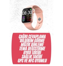 Akıllı Saat Bluetooth Bağlantılı Bluetooth Arama ve Sosyal Medya Bildirim Destekli