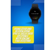 Akıllı Saat Çok Fonksiyonlu Çağrı Cevaplayabilen Bildirim Görme Uzun Pil Ömrü