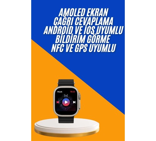Akıllı Saat Çok Fonksiyonlu Unısex Sosyal Medya Girişli Bluetooth Bağlantılı