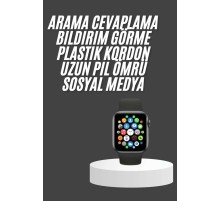 Akıllı Saat Çok Fonksiyonlu Uyku Takibi Adımsayar Nabız Ölçer Arama Cevaplayan