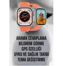 Akıllı Saat GPS, Sağlık Ve Uyku Takibi Arama Cevaplayan Bluetooth Bağlantılı