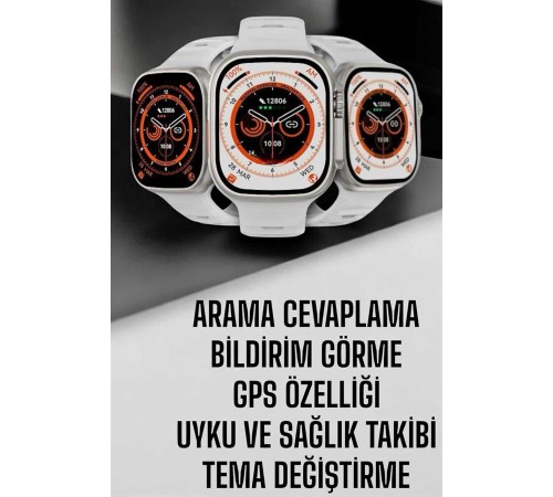 Akıllı Saat Nabız Ölçebilen Yeni Nesil GPS ve Adımsayar Özelliği