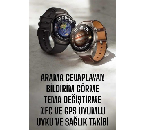 Akıllı Saat Sesli Görüşme, NFC Uyumlu, Bildirim Görme ve Uyku ve Sağlık Takibi