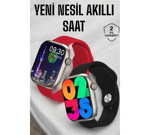 Akıllı Saat Tema Değiştirme Uyku ve Sağlık Takibi Bluetooth Bağlantılı