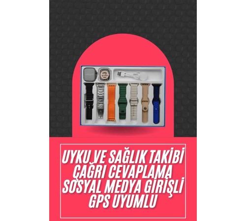 Akıllı Saat Unisex Akıllı Saat Çoklu Kordon Seçeneği Çelik Kordon Plastik Kordon