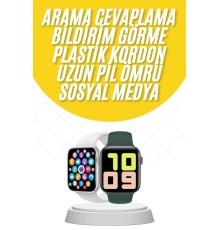Akıllı Saat Uyku ve Sağlık Takibi Arama Cevaplama 44 MM Amoled Ekran