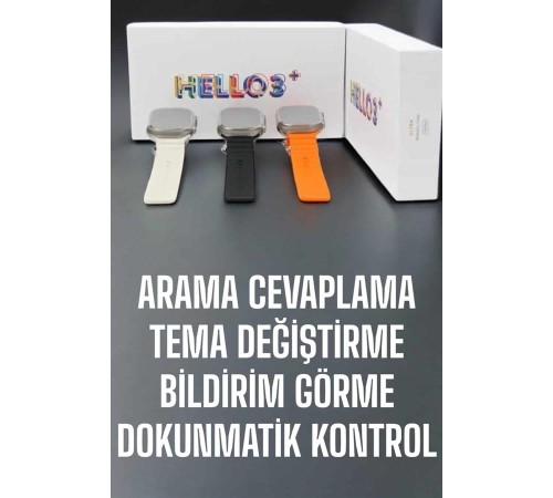 Akıllı Saat Yeni Nesil Sesli Asistan Uyku ve Sağlık Takibi Adımsayar