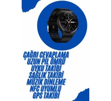 Akıllı Saat Yeni Nesil Üç Kordonlu Nabız Ölçer Çağrı Cevaplama