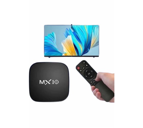 Akıllı TV kutusu Mx Box Android 7.1 TV kutusu 2.4G Wifi