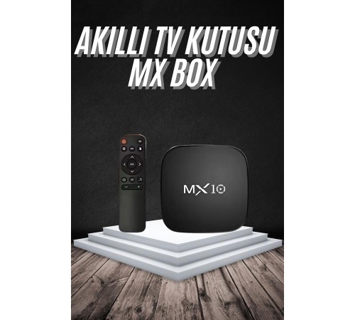 Akıllı TV kutusu Mx Box Android 7.1 TV kutusu 2.4G Wifi