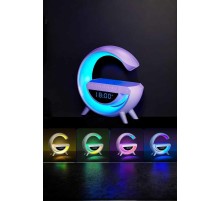 Android Uyumlu Akıllı Bluetooth Hoparlör Kablosuz Şarj Cihazı Standı