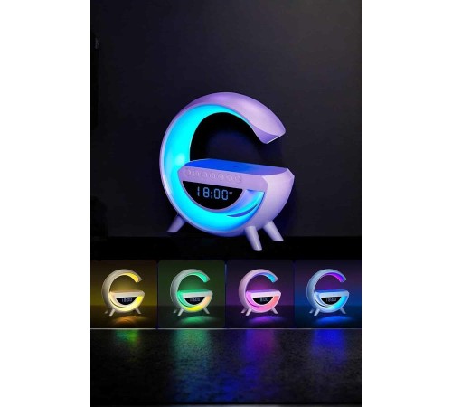 Android Uyumlu Akıllı Bluetooth Hoparlör Kablosuz Şarj Cihazı Standı