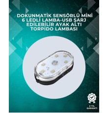 Araç İçi Dekorasyon İçin Manyetik ve Yapışkanlı LED Ambiyans Lambası