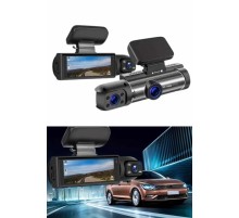 Araç İçi Full Hd Kamera Ön ve Arka Kameralı Ekranlı Araç Kamerası