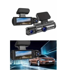 Araç İçi Full Hd Kamera Ön ve Arka Kameralı Ekranlı Araç Kamerası