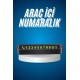Araç İçi Numaratör Numaralık Oto Cam Kartı Fosforlu Numaratör