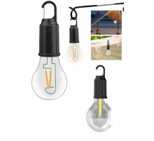 Askılı Kırılmaz Led Işık Kamp Bahçe Lambası Taşınabilir Led Ampul Şarjlı