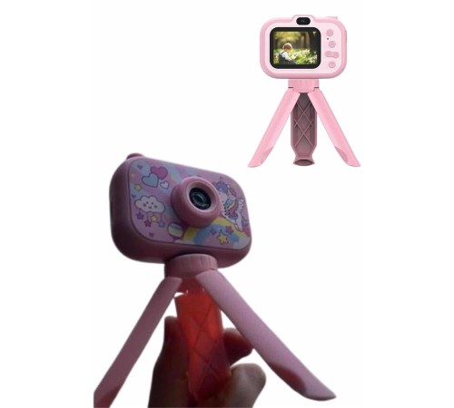 Ayaklı Çocuk Kamerası Tripodlu Mini 1080p Hd Çocuk Kamera