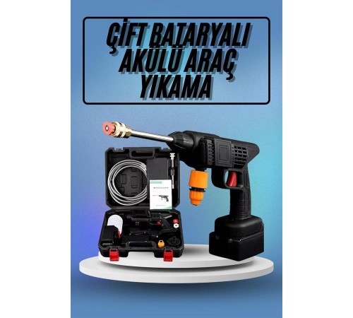 Bahçe Sulama Tabancası Makinesi Yüksek Basınçlı Akülü Yıkama Makinesi Bahçe Sulama Tabancası Makinesi Yüksek Basınçlı Akülü Yıkama Makinesi