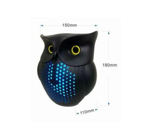 Baykuş Görünümlü Işıklı Bluetooth Speaker Bluetooth Hoparlör