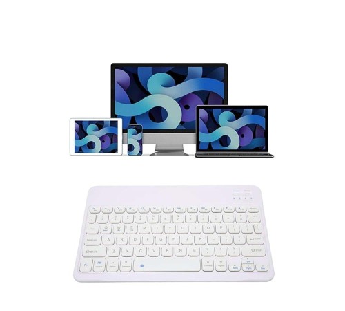 Bluetooh Wıreless Keyboard Siyah Q Klavye İOS Ipad Android Windows Uyumlu