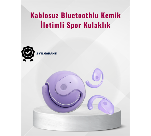 Bluetooth 5.3 Teknolojili Kablosuz Kemik İletimli Spor Kulaklık