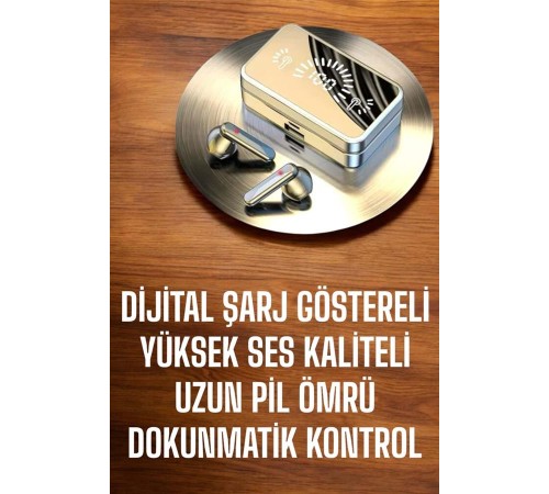 Bluetooth Bağlantılı Dijital Göstergeli Yüksek Ses Kaliteli Kulaklık