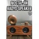 Bluetooth Hoparlör Ahşap Klasik Retro Gramofon Bluetooth Müzik Kutusu