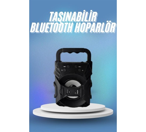 Bluetooth Hoparlör Android ve İOS Uyumlu Ses Bombası USB Girişli Taşınabilir