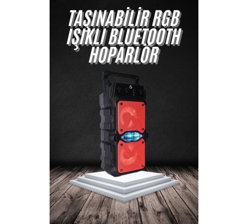 Bluetooth Hoparlör Çift Mikrofonlu Güçlü Ses Kaliteli Kesintisiz Kablosuz