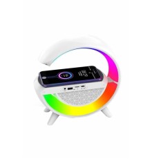Bluetooth Hoparlör G Şekli Atmosfer Akıllı Rgb Lamba Wireless Kablosuz Şarj