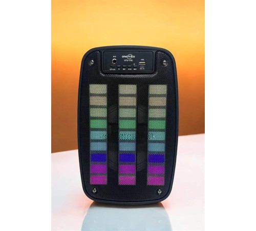 Bluetooth Hoparlör RGB Işıklı USB SD Kart Girişli Taşınabilir