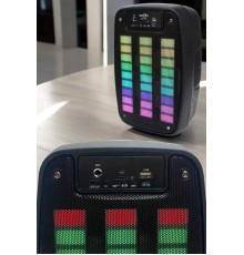 Bluetooth Hoparlör RGB Işıklı USB SD Kart Girişli Taşınabilir