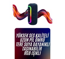 Bluetooth Hoparlör Uzun Pil Ömrü Taşınabilir Yüksek Ses Kaliteli