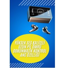 Bluetooth Kulaklık Anc Özelliği Powerbank Özelliği Aynalı Dijital Göstergeli