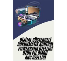 Bluetooth Kulaklık Android ve İOS Uyumlu ANC Özellikli Dijital Şarj Göstergeli