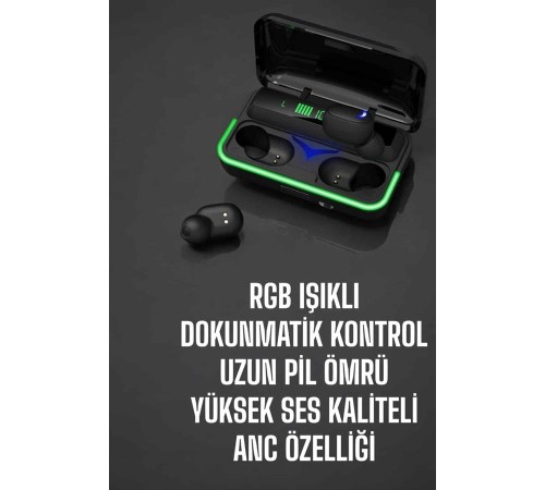 Bluetooth Kulaklık Powerbankli Yüksek Ses Kaliteli Şarj Göstergeli