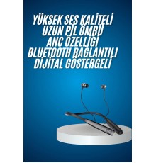 Bluetooth Kulaklık Şarj Göstergeli 100 Saat Şarj Kapasiteli Sporcu Kulaklık