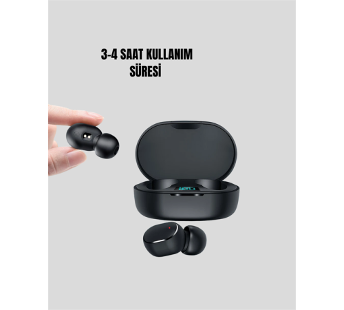 Bluetooth Kulaklık TWS Yüksek Ses Kaliteli Kesintisiz Dijital Göstergeli Kulaklık