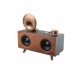 Bluetooth Nostalji Speaker Radyo Gramofon Ahşap Renk Vintage