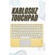 Bluetooth Touchpad Klavye 10.9 inch Kablosuz Wifi Q Klavye Slim