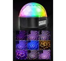 Bluetooth ve Uzaktan Kumandalı Çok Renkli Masaüstü Disko Topu