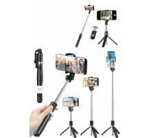Cep Telefonu Tripod Standı Manyetik Selfie Sopa Bluetooth Uzaktan Kumandalı