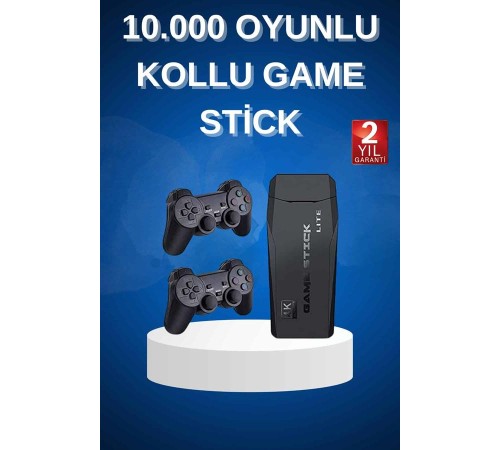 Çift Kollu 2.4g kablosuz Retro 4k Game stick 3500 oyun atari HD Görüntü Kalitesi