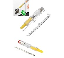 Çift Uçlu Kontrol Kalemi Elektrik Test Kalemi Şeffaf