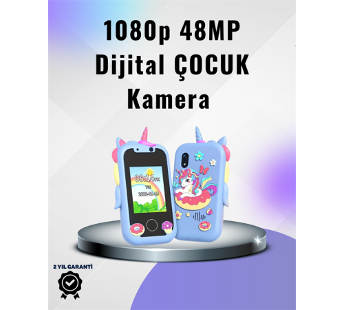 Çocuklar İçin Eğitici ve Eğlenceli Dijital Kamera