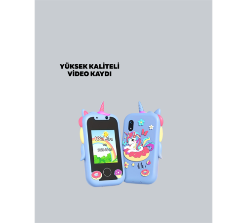 1080p HD Video Kaydı ve 2,8” Dokunmatik Ekran – Çocuklar İçin Gerçekçi Görüntü Deneyimi