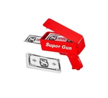 Çocuklara Özel Eğlenceli Para Saçma Makinası Parti Oyuncağı Kırmızı