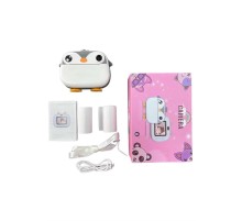 Çocuklara Özel Şirin Tasarımlı Mini Fotoğraf Yazıcısı 3 Adet Rulo Hediyeli